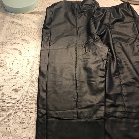 Love tree faux leather pants M - Picture 4 of 7